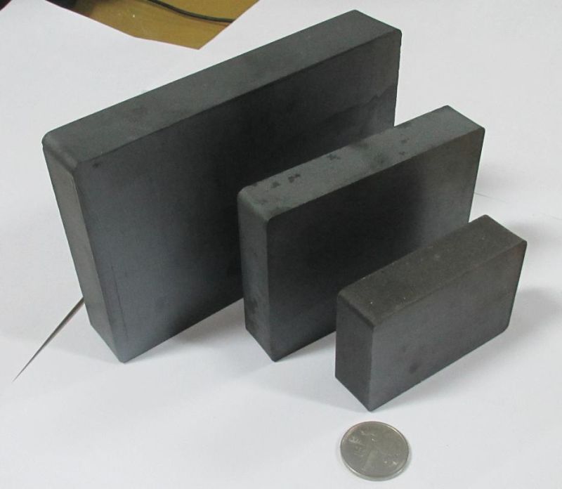 Permanent Magnetic Big Block Ferrite Core Magnet (UNI-Ferrite-io1)