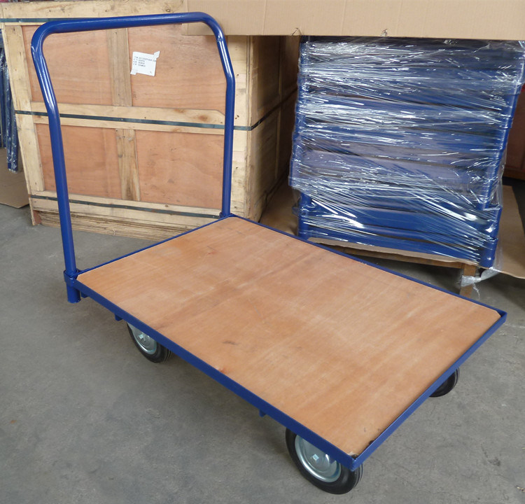 Heavy Duty Steel Hand Pulling Platform Cart Hand Cart