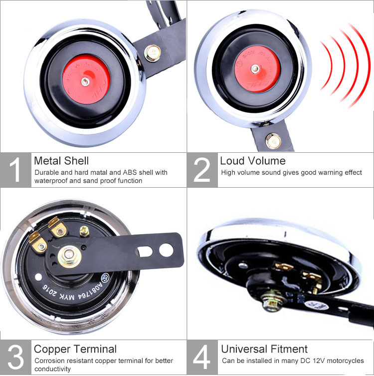 High and Low Twin Speaker Motorcycle Ybr125 Motor Horn