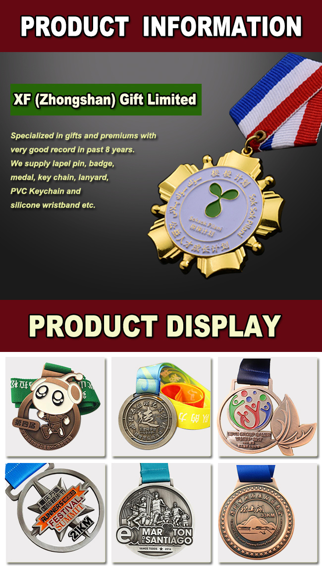 Professional Custom Metal Running Medals in Zhongshan China (MD07)