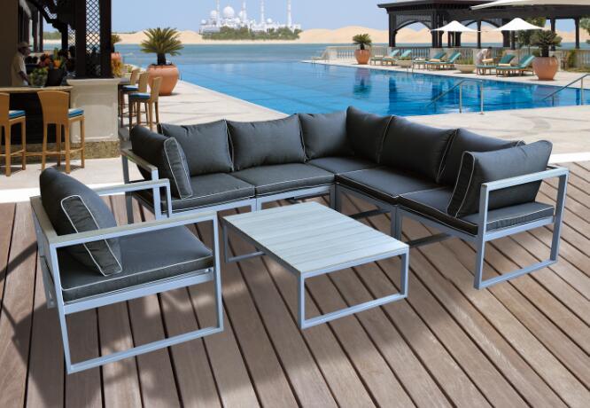 Outdoor Patio Rattan Sofa Wicker Furniture Set