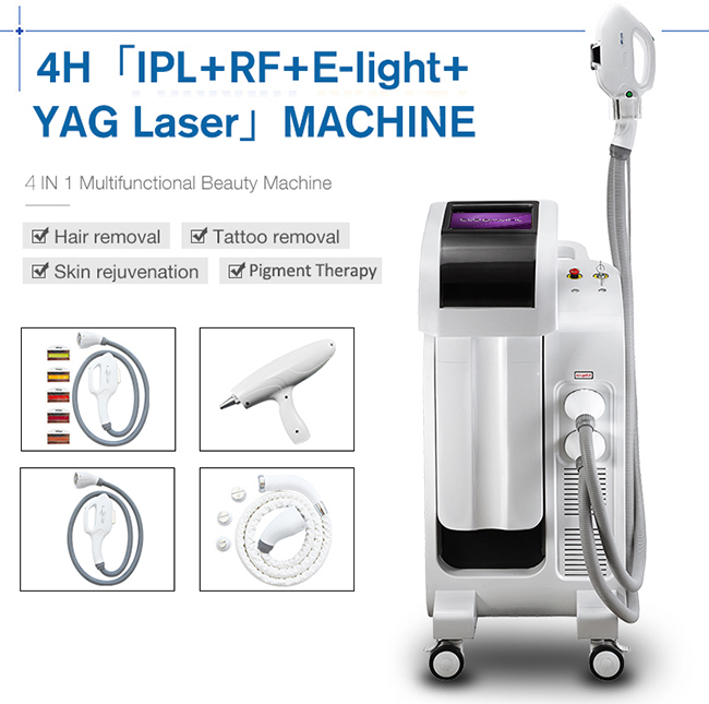 IPL Elight ND YAG RF Multifunctional Beauty Machine Hair Removal and Skin Care FDA