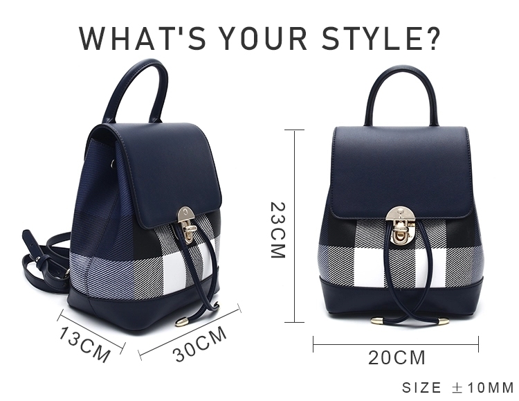 PU Leather Fashion Women Brand Travelling Handbag Backpack Bag