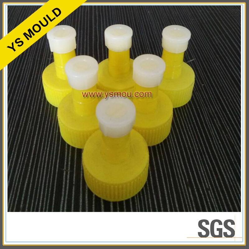 Plastic Glue Bottle Cap and Plug Mould