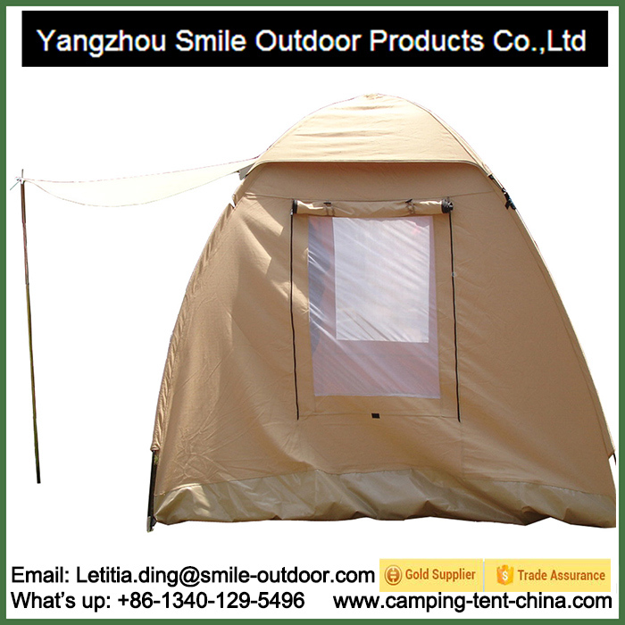 3 Person Army Canvas Canopy Waterproof Outdoor Camping Tent
