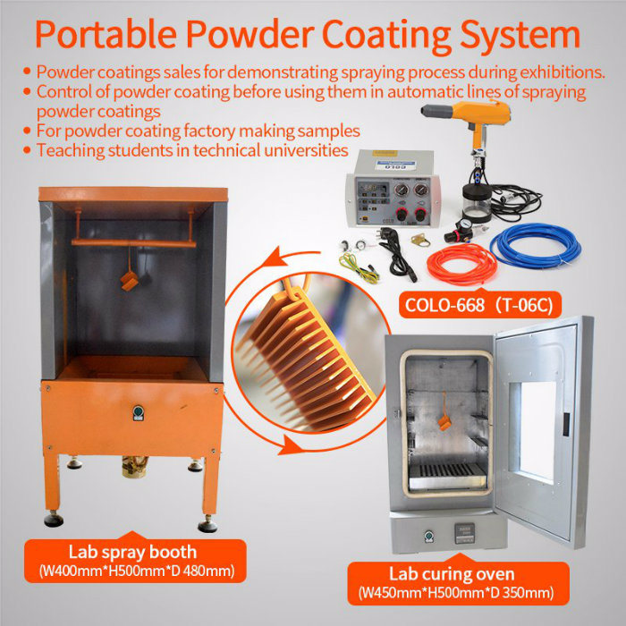 Lab Small Batch Powder Coating Painting Equipment