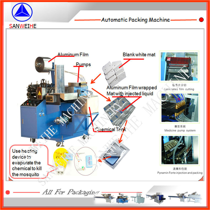 Sww-240-6 Automatic Package Machine for Mosquito Repellent Mat