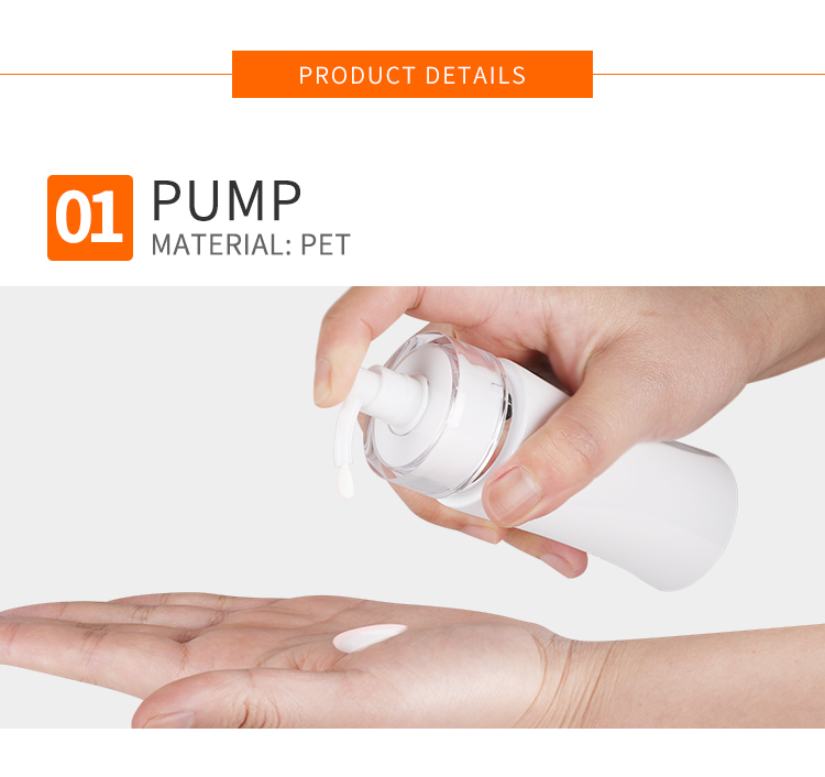 100ml New Shape Plastic Pet Bottle with Lotion Pump for Cosmetics