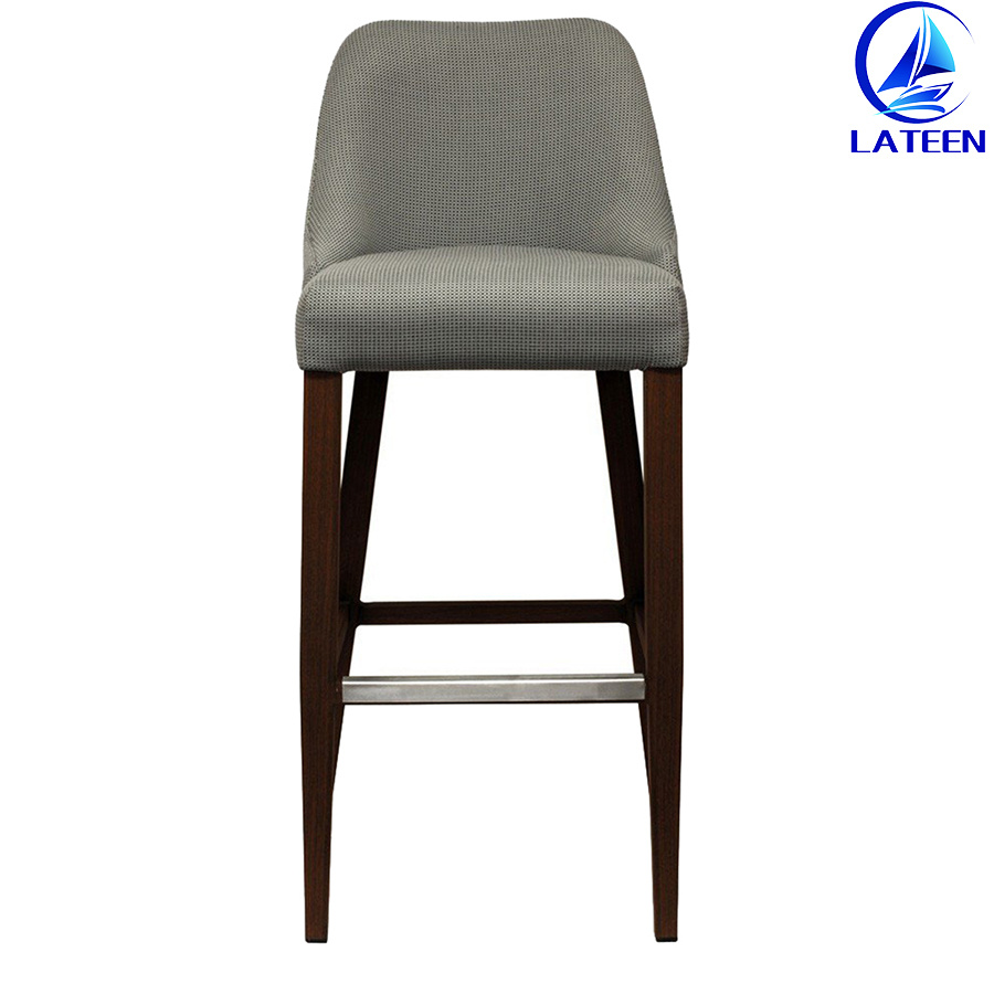 Fabric Cushion Metal Modern Furniture Bar Stool (LT-BC009)