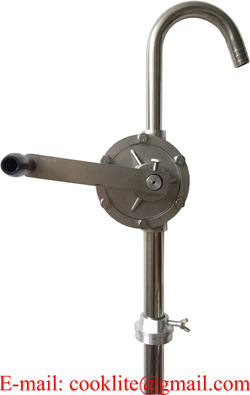 Aluminum Rotary Hand Pump / Rotary Hand Chemical Pump - 25mm 21L/Min