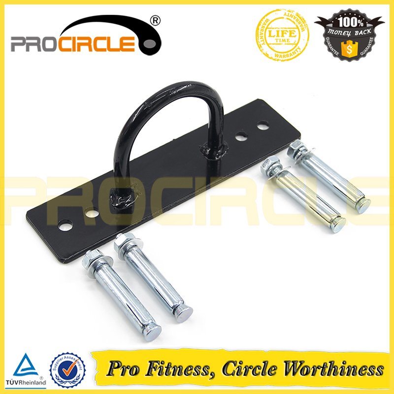 Procircle Battle Rope Fitness Power Rope with Anchor Strap and Wall Rack