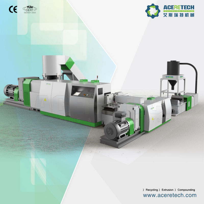 European Design Plastic Film Recycling Granulating Machine