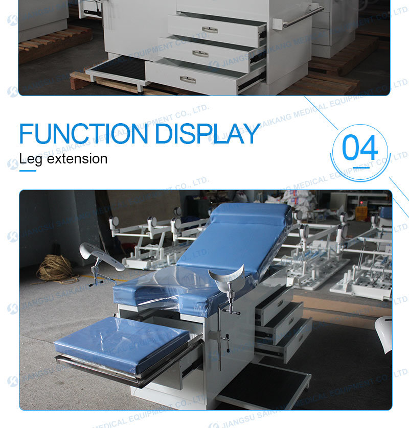 China Manufacturer Low Price Patient Examination Table