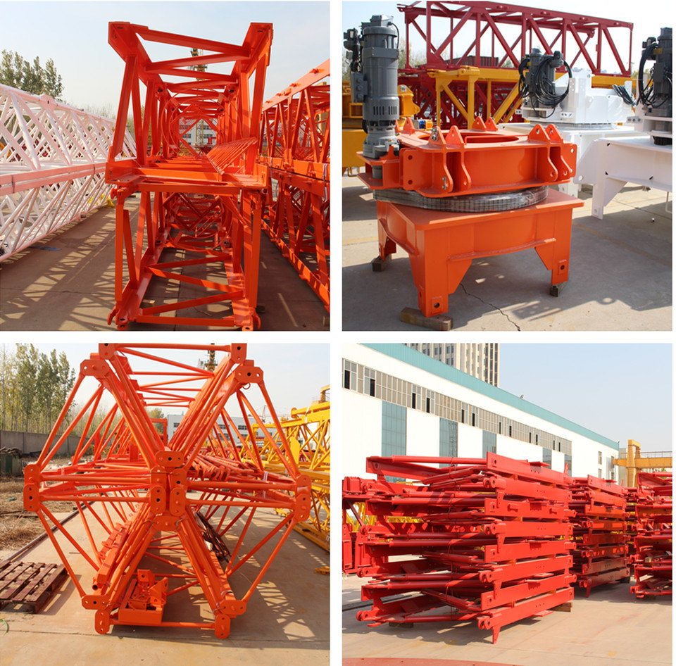 Self-Erecting 8t Mc175 Topkit Tower Crane for Construction Site