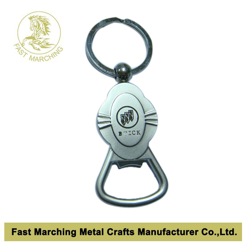 Wholesale Aluminum Metal Beer Wine Bottle Opener Keyring Key Holder