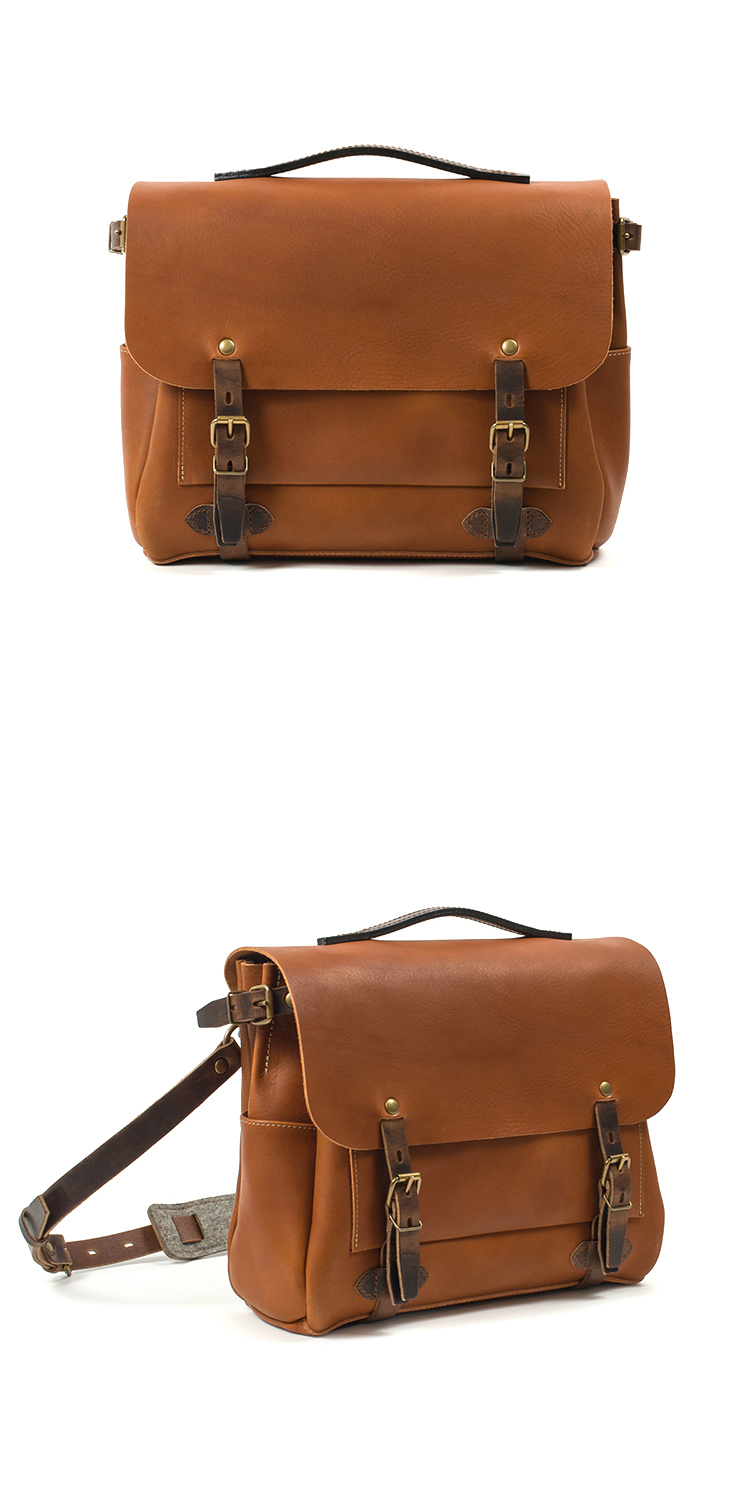 Daily Use Good Quality Designer Men Leather Messenger Bags