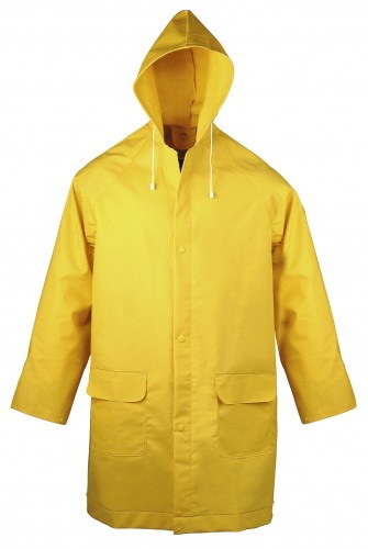 Various Yellow PVC Raincoat, PVC Rainwears, PVC Rainsuit, Work Raincoat, Safety Raincoats, Waterproof Is Well Ventilated Raincoat