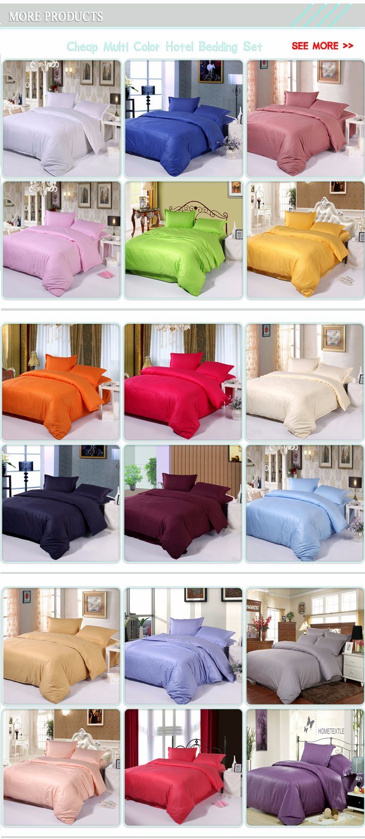 Factory Direct Sale White Cotton Cheap Hotel Brand Linens Bedding