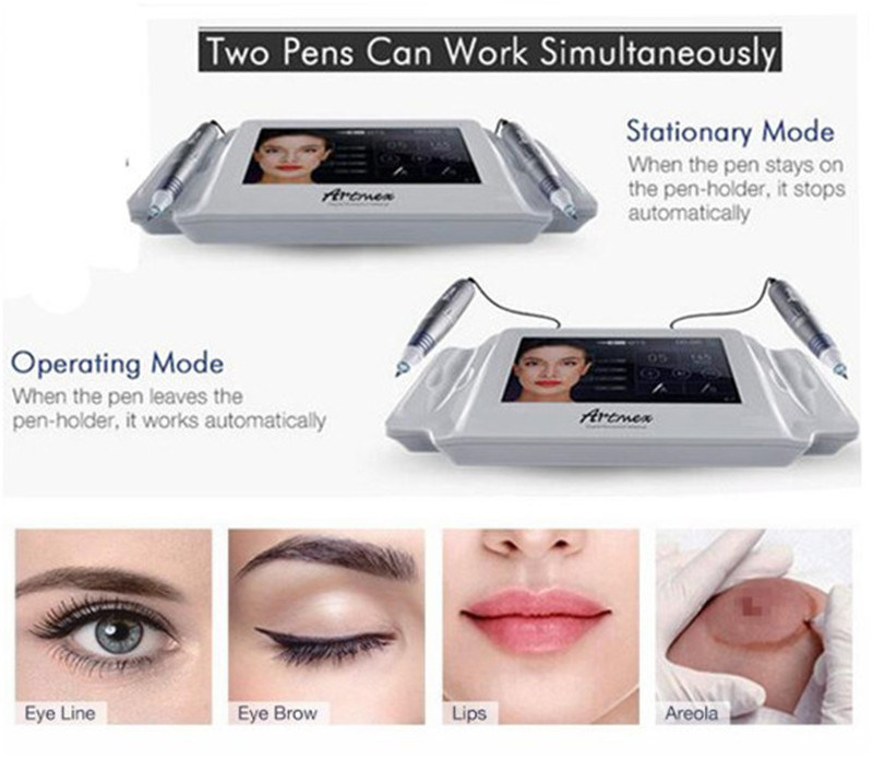 2018 Newest Home Digital Permanent Makeup Machine Artmex V6 with Cosmetic Tattoo Pen