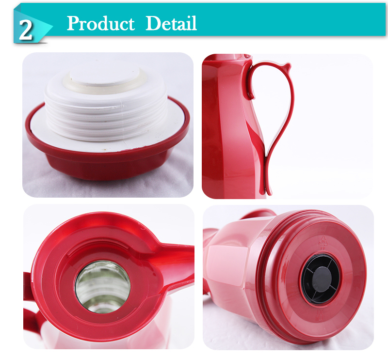 Wholesale 1.0L Afghanistan Hot Sale Plastic Outer Glass Liner Vacuum Flask (JGGK010)