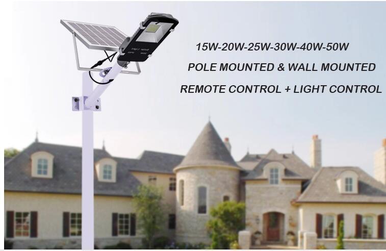 Stainless Solar Powered Low Voltage 12V Decoration Outdoor 30W LED Solar Garden Light