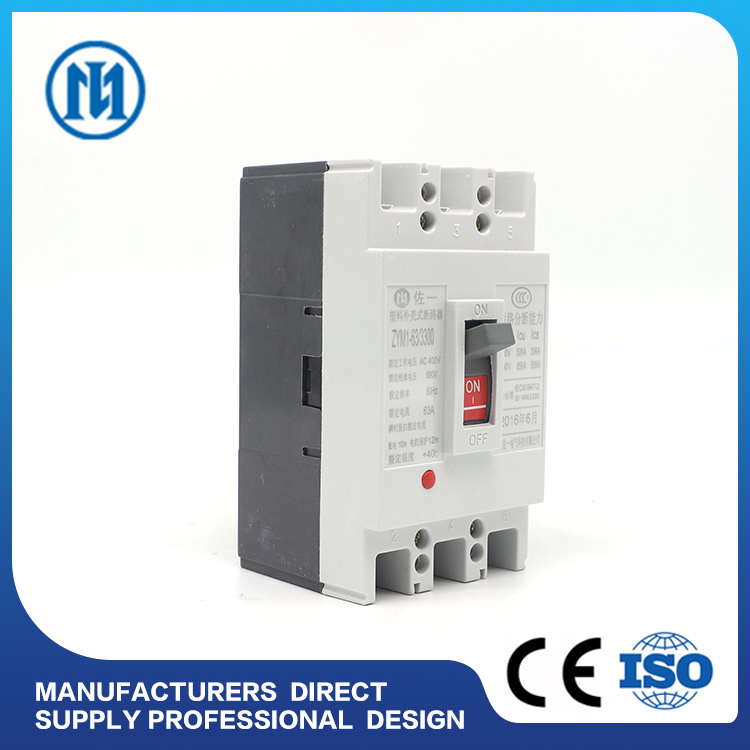 Cm1 630A 3p 4p Breaker MCCB Rated Current 6A 3p 690V ICU25ka Molded Case Circuit Breaker