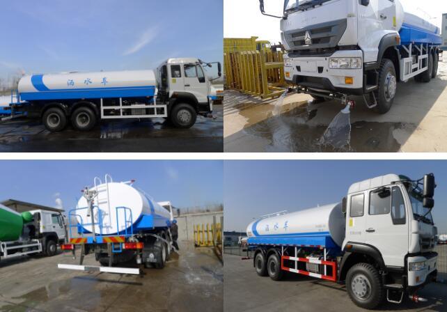 China Trailer Manufacture 20000liters Water Tank Truck Price for Sale