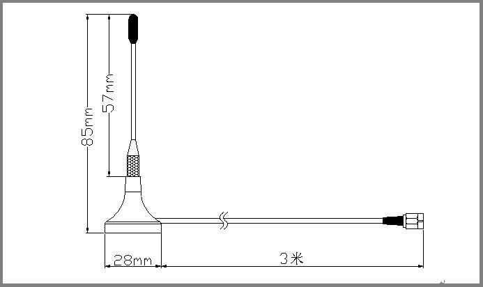 for Car Digital DVB-T Antenna with SMA/BNC/Others Connector DVB-T Antenna