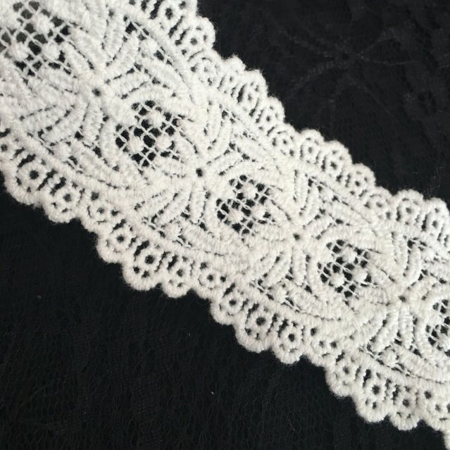 Cotton Chemical Embroidery Lace for Garment