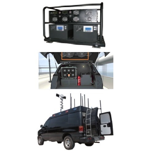 Dds High Power Vehicle Military Convoy Protection Roof Mounted Eod System 25-6000MHz Signal Jammer