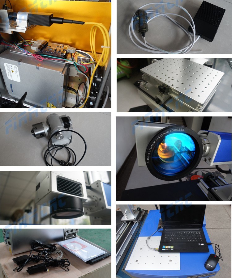 Fiber Laser Marking Machine for Plastic Rubber Aluminum