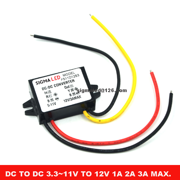 5V 6V to 12V Converter DC to DC Step up Module 1A 2A 3A