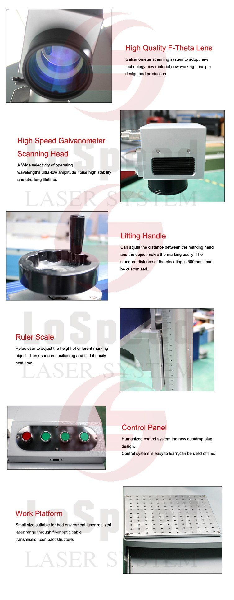 Portable CO2 Laser Marking Machine for Non-Metal Plastic Ceramic Acrylic Wood