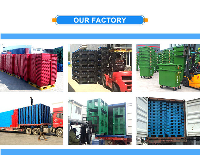 Heavy Duty Plastic Industrial Pallet Bulk Container