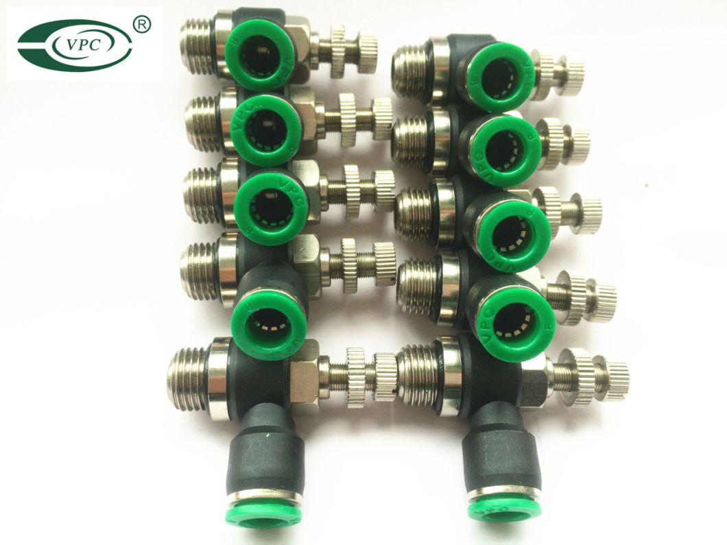 Speed Controller BSPP Bsp NPT Thread Pneumatic Fittings