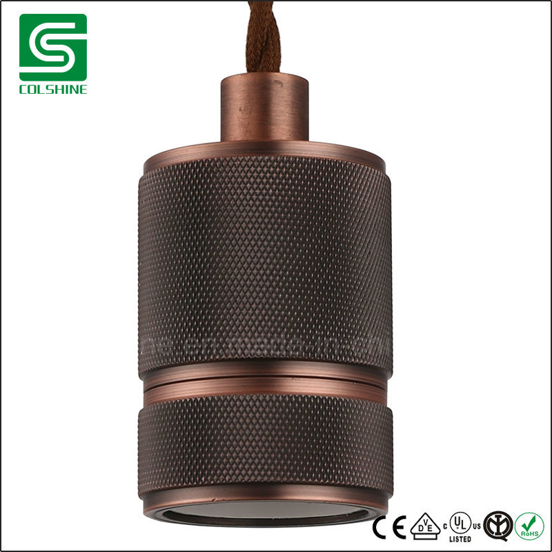 Colshine Metal Decorative Lamp Holder Socket E27