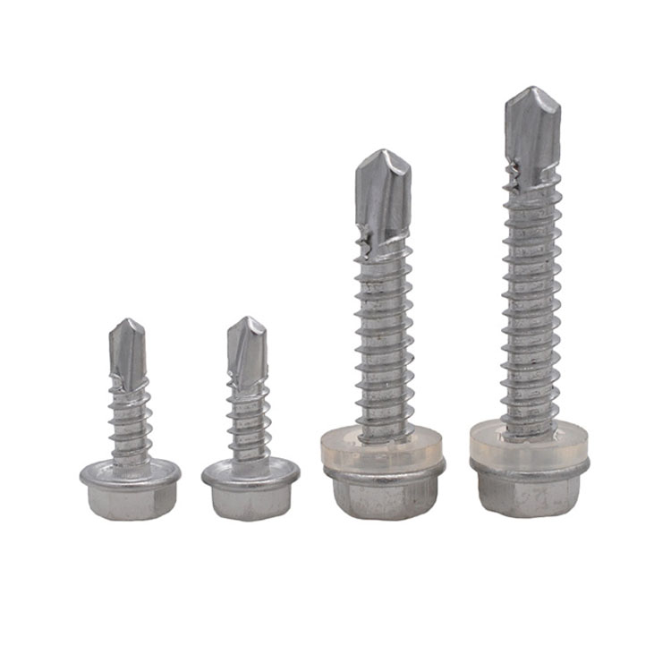 Tornillos autoperforantes de cabeza hexagonal hexagonal Hexagonal Hex Head Self Drilling Screws
