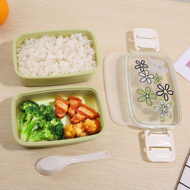 Microwave BPA Free Stackable Bento Box Leakproof 2 Tier Lunch Box