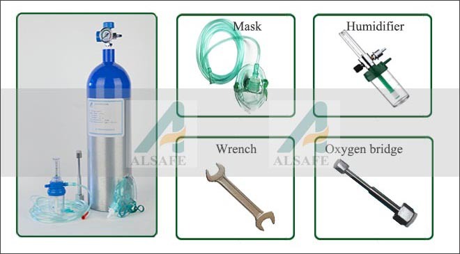 Factory High Quality Aluminum Medical D Oxygen Cylinder