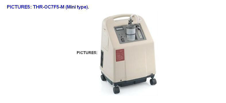 Hospital Mini Oxygen Concentrator From Chinese Professional Manufacturer (THR-OC7F5)