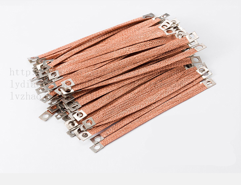 Grounding Cable Wire, Soft Connection, Copper Braided Line