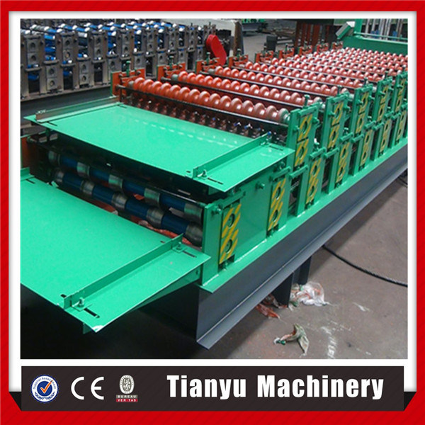 Double-Layer Roof Sheet and Wall Panel Roll Forming Machine