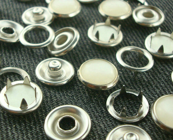 Pearl Cap Prong Snap Button