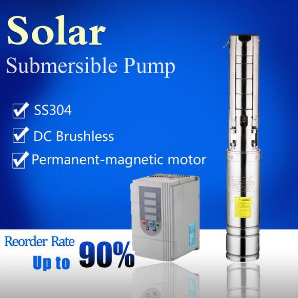 Agricultural DC 24V Submersible Solar Water Pumps