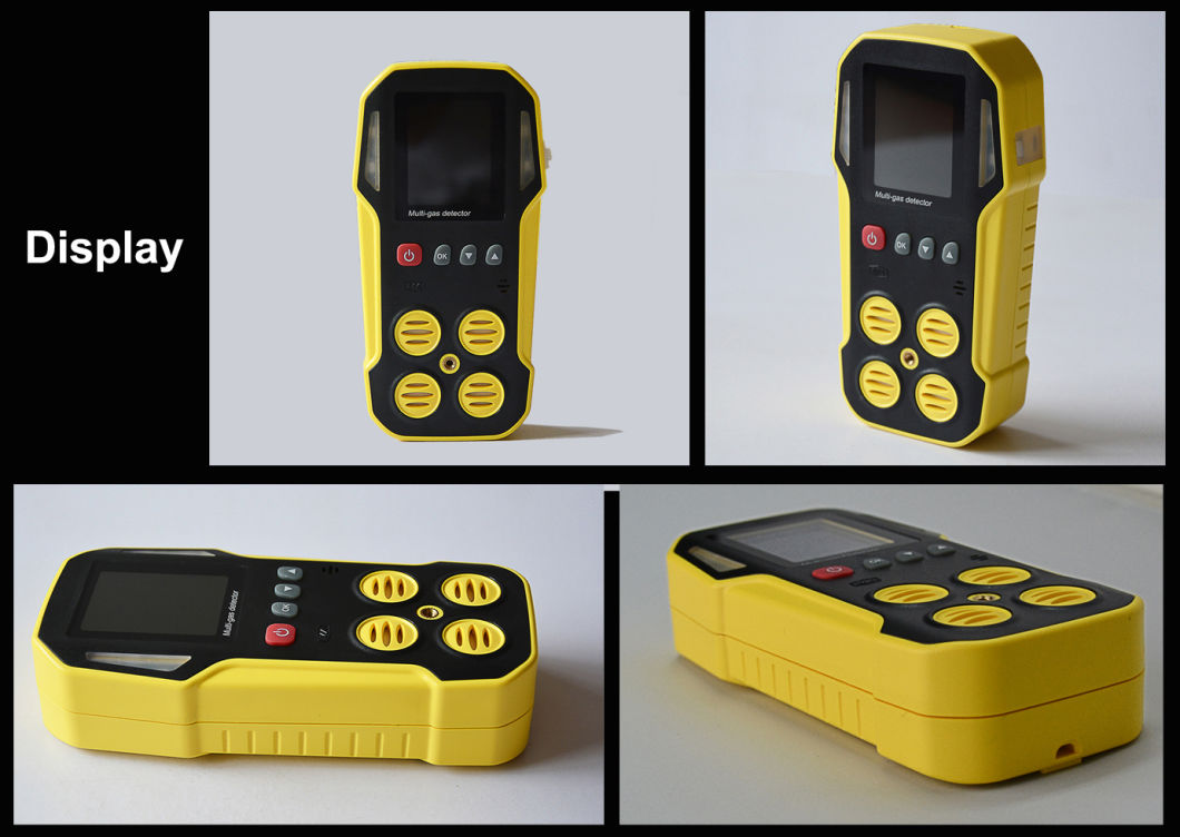 Battery Operated Toxic Gas Portable Multi 4 Gas Detector CD4