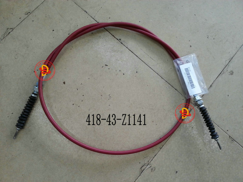 Komatsu Wheel Loader Engine Parts, Cable (418-43-Z1141)