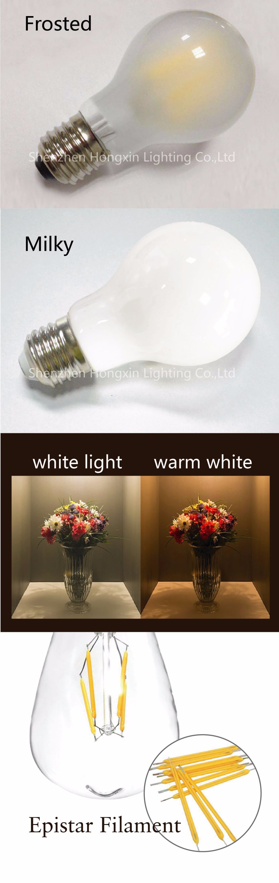Energy Saving LED Lamp B22 E27 LED Lighting 6W 8W LED Lighting A60 LED Bulb for Indoor