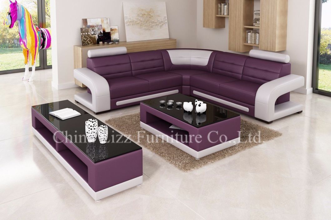 Top Sell Sectional Leather L Shape Corner Sofa