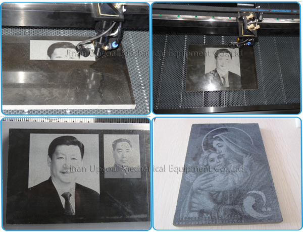 Tombstone Photo CO2 Laser Engraving Machine with 900*600mm Working Area