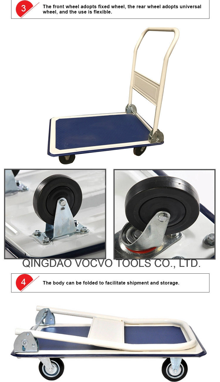 High Quality Tool and Logistics Moving Platform Trolley